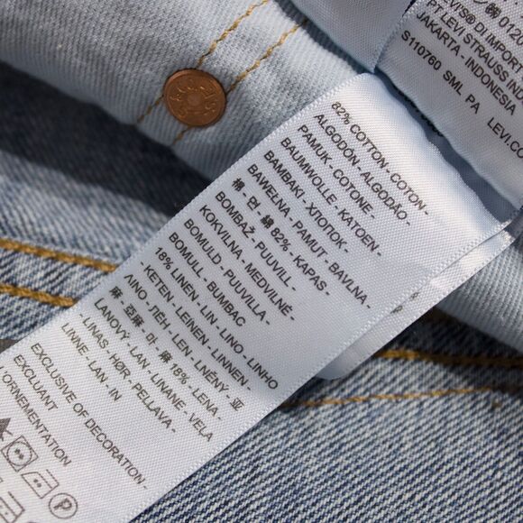 NWT $98 Levi's Premium 568 Loose Straight Linen+ Medium Wash Jeans Men Sz. 31x32 - Picture 11 of 14